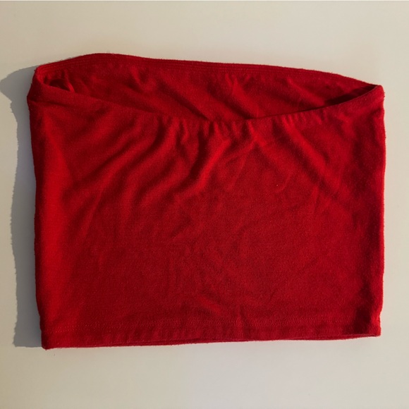 Aritzia Tube Top Red - Picture 2 of 3
